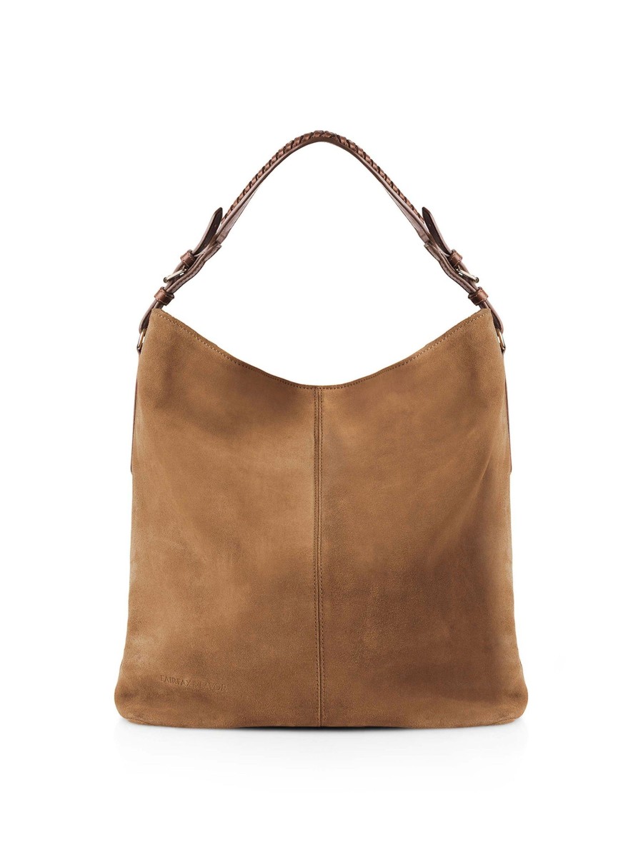 Women Fairfax & Favor Tote Bags | Women'S Tote Bag-Tan Suede