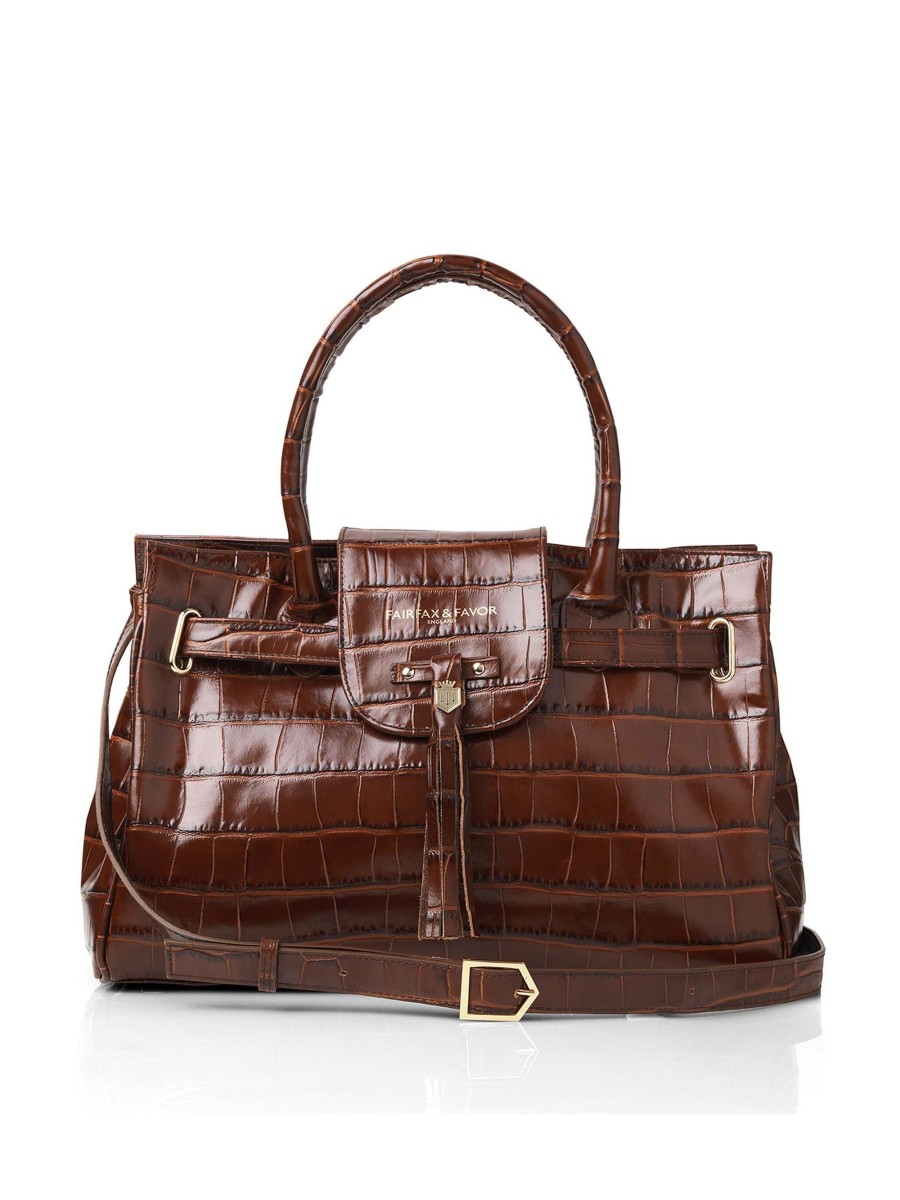 Women Fairfax & Favor Handbags | Women'S Handbag-Conker Leather