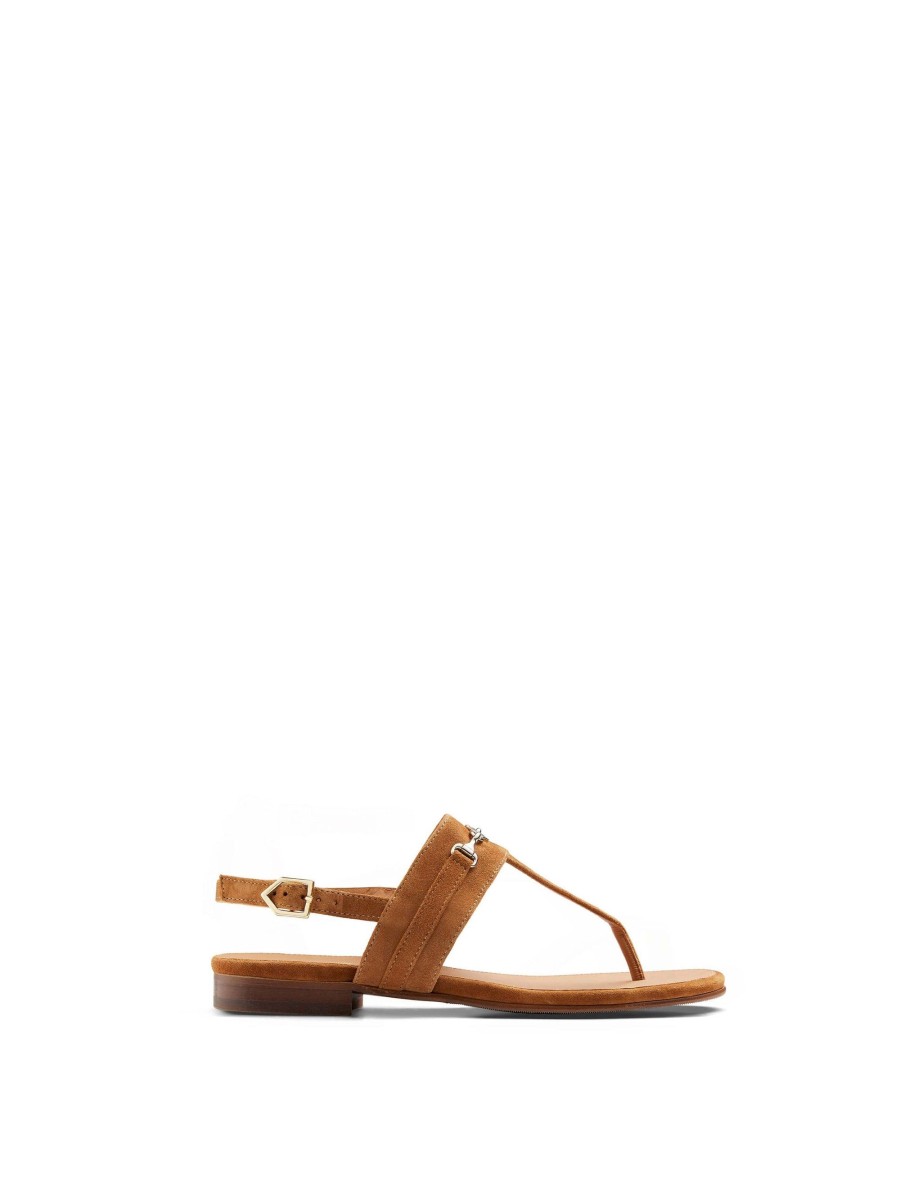 Women Fairfax & Favor Sandals | Women'S Sandal-Tan Suede