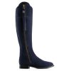 Women Fairfax & Favor Knee-High Boots | Women'S Tall Boot-Navy Blue Suede, Sporting Calf