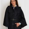 Women Fairfax & Favor Capes | Women'S Wool Cape-Navy