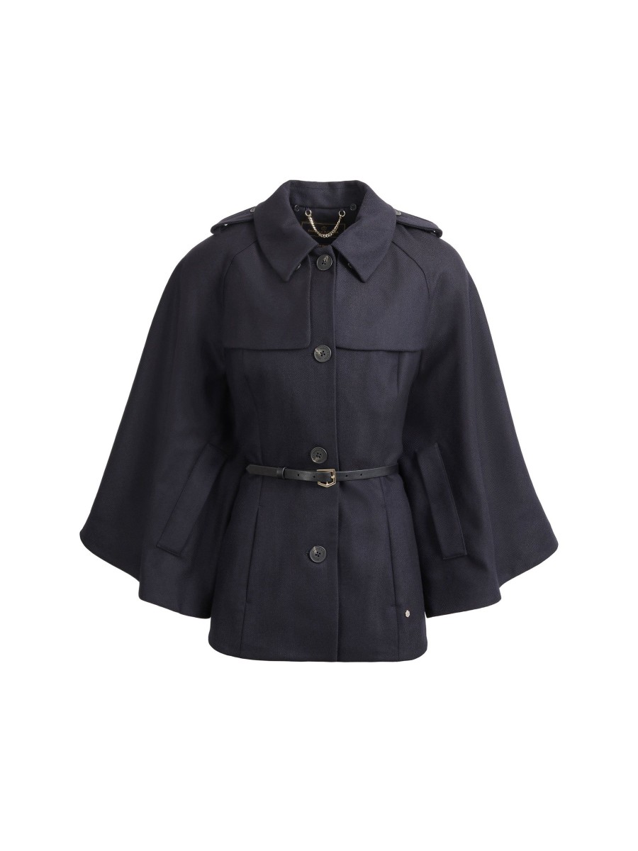 Women Fairfax & Favor Capes | Women'S Wool Cape-Navy