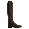 Women Fairfax & Favor Knee-High Boots | Women'S Tall Boot-Chocolate Suede, Regular Calf