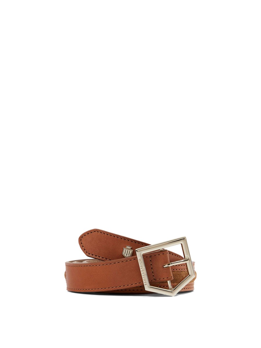 Women Fairfax & Favor Belts | Women'S Belt-Tan Leather