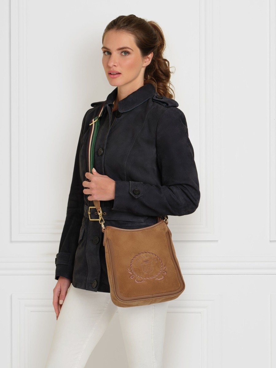 Women Fairfax & Favor Coats & Jackets | Women'S Jacket-Navy Suede