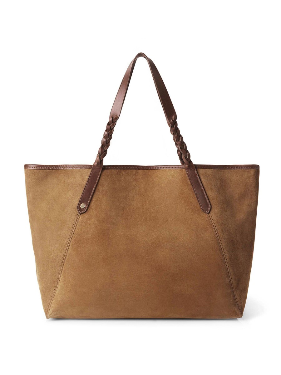 Women Fairfax & Favor Tote Bags | Women'S Tote Bag-Tan Suede