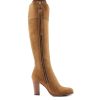 Women Fairfax & Favor Knee-High Boots | Women'S Tall High-Heeled Boot-Tan Suede, Regular Fit