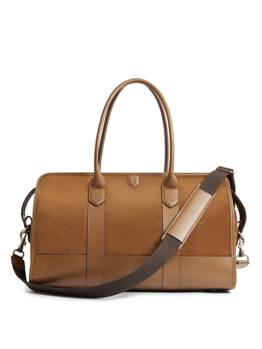 Women Fairfax & Favor Work & Travel Bags | Unisex Holdall-Tan Suede & Leather