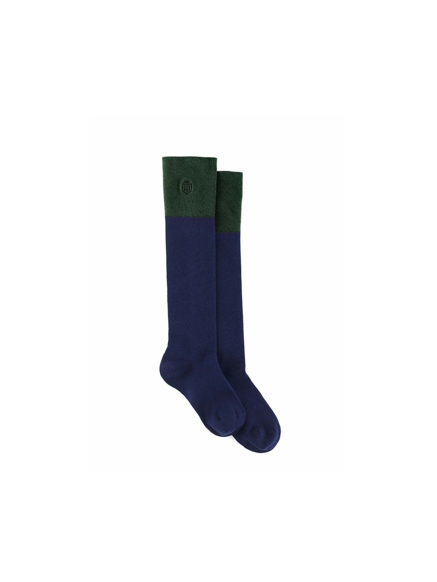 Women Fairfax & Favor Socks | Women'S Socks-Navy & Forest Green