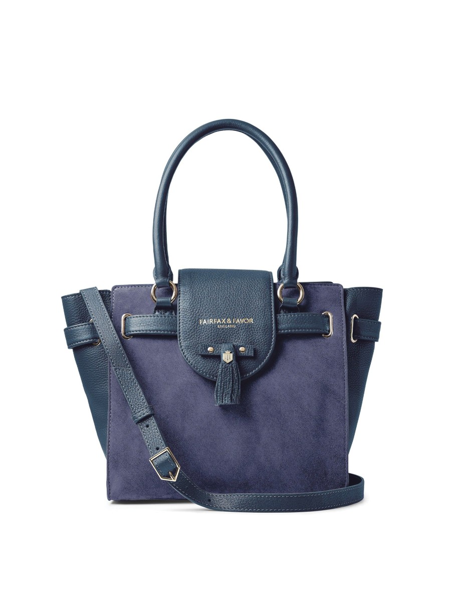 Women Fairfax & Favor Tote Bags | Women'S Tote-Ink Suede