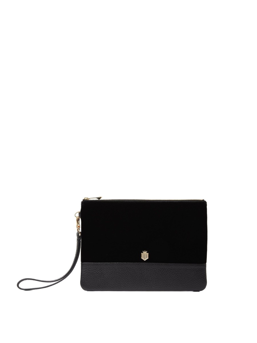 Women Fairfax & Favor Clutch Bags | Women'S Clutch Bag-Black Velvet