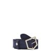 Women Fairfax & Favor Belts | Women'S Belt-Navy Blue Suede