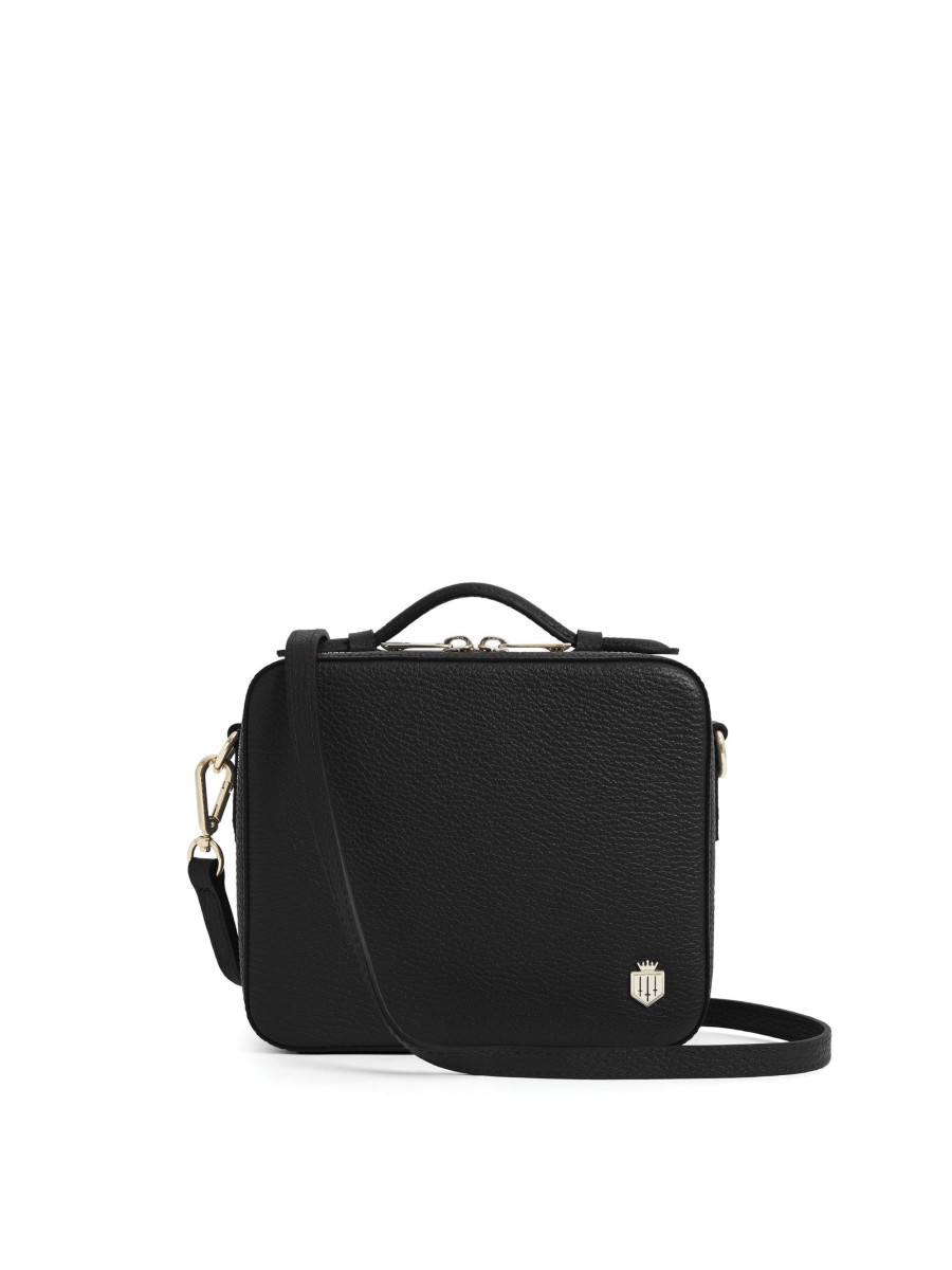 Women Fairfax & Favor Crossbody Bags | Women'S Crossbody Bag-Black Leather