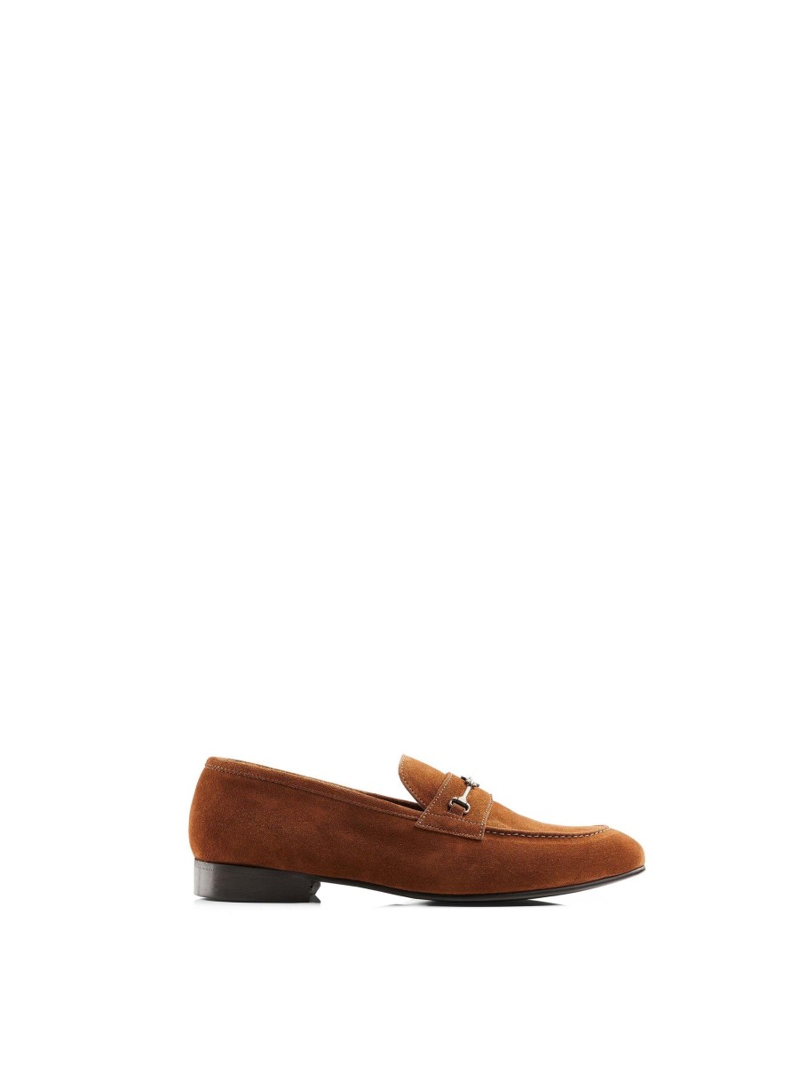 Men Fairfax & Favor Men'S Shoes | Men'S Loafer-Cognac Suede