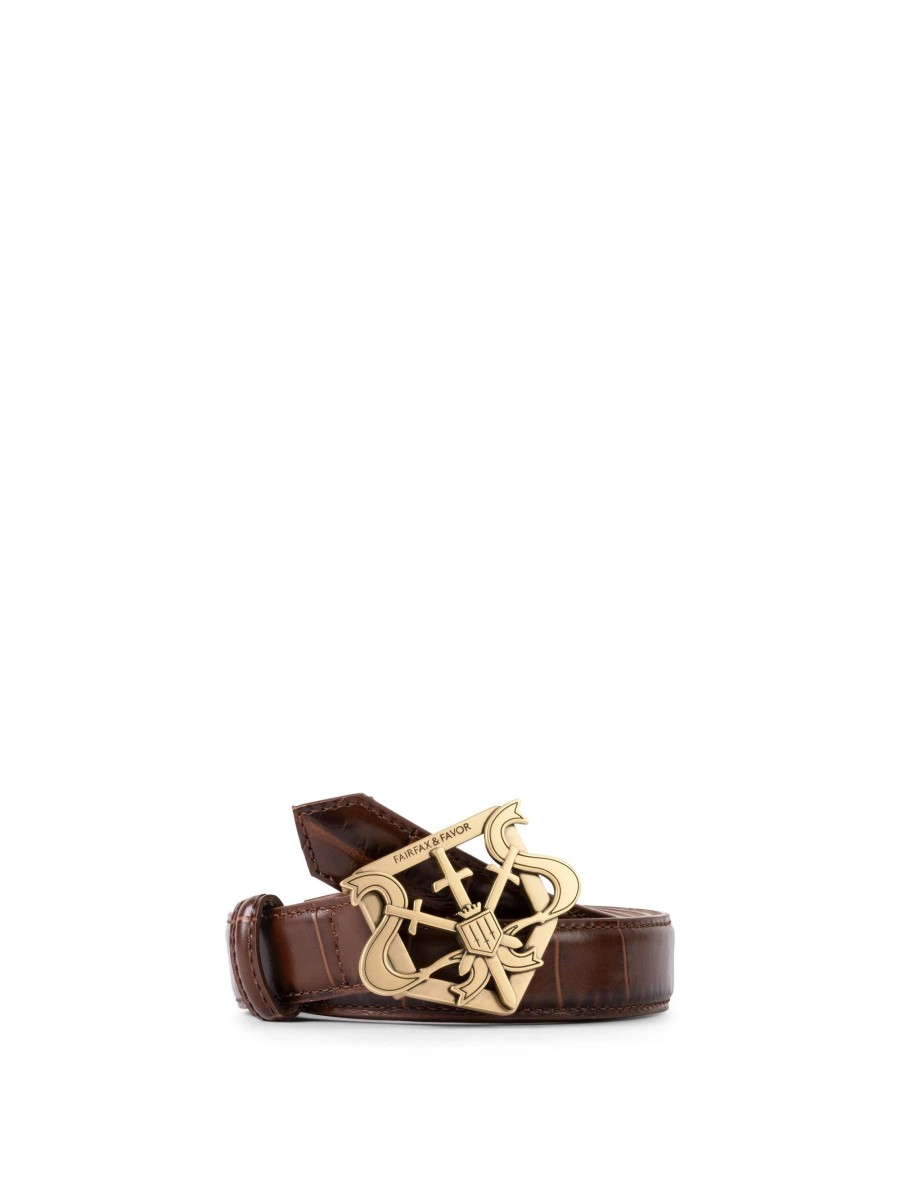 Women Fairfax & Favor Belts | Women'S Belt-Conker Leather