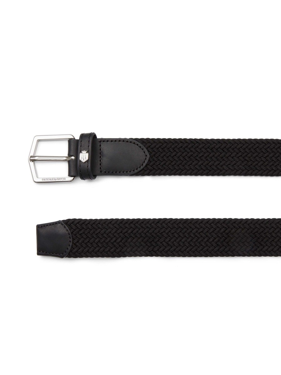 Men Fairfax & Favor Belts | Men'S Elasticated Belt-Black