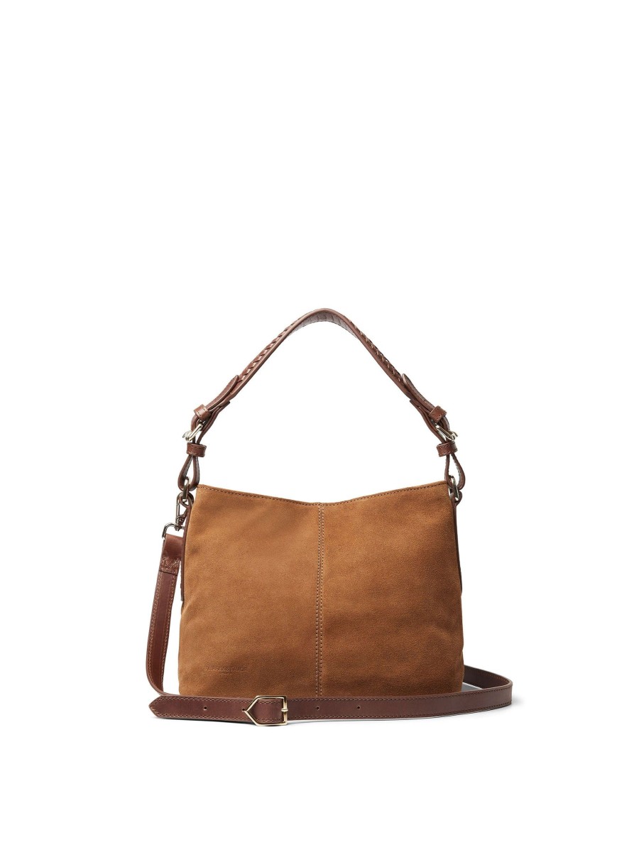 Women Fairfax & Favor Tote Bags | Women'S Mini Tote Bag-Tan Suede