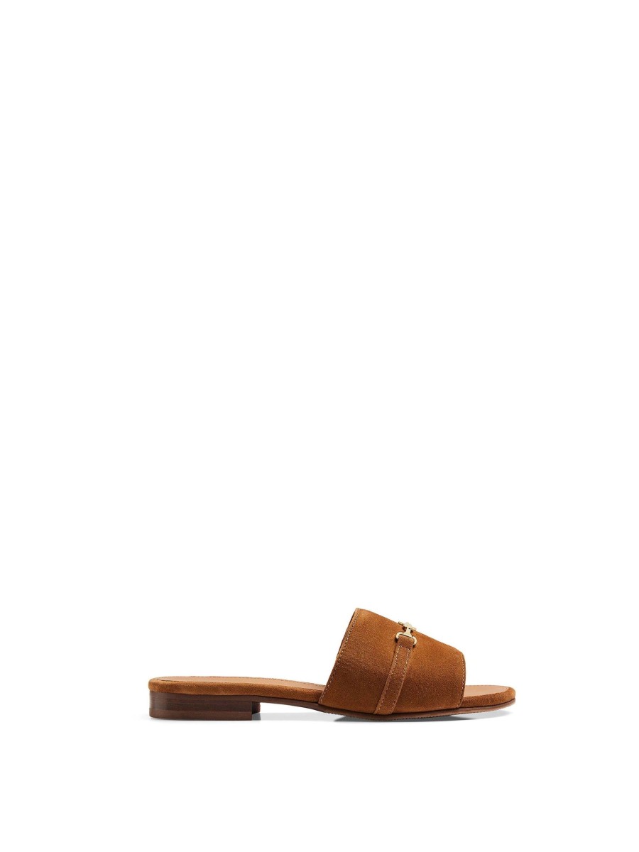 Women Fairfax & Favor Sandals | Women'S Sandal-Tan Suede