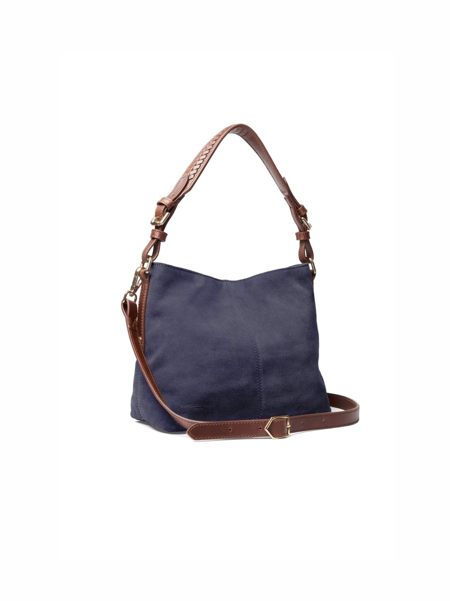 Women Fairfax & Favor Tote Bags | Women'S Mini Tote Bag-Ink Suede