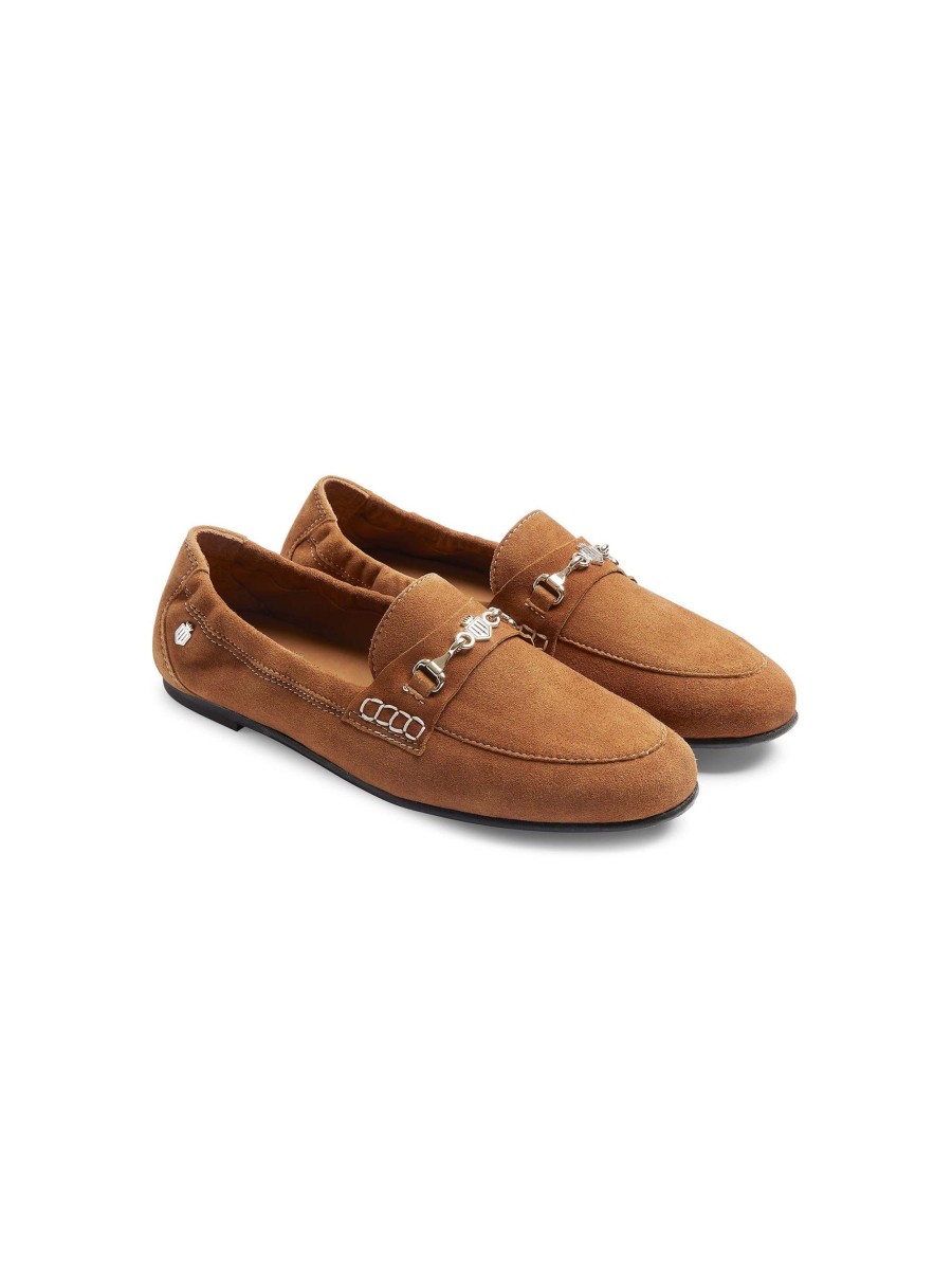 Women Fairfax & Favor Loafers | Women'S Loafer-Tan Suede