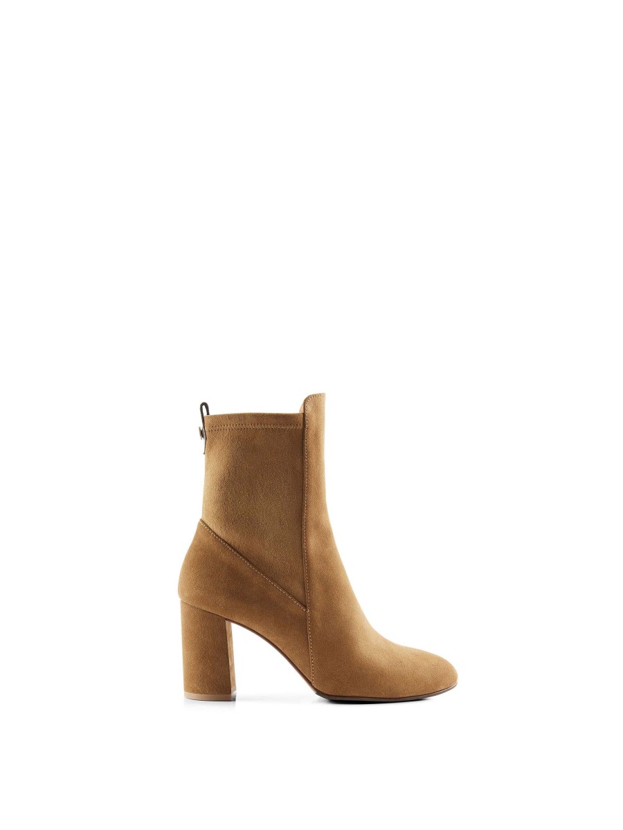 Women Fairfax & Favor Ankle Boots | Women'S Ankle Boot-Tan Suede