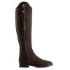 Women Fairfax & Favor Knee-High Boots | Women'S Tall Boot-Chocolate Suede, Sporting Calf