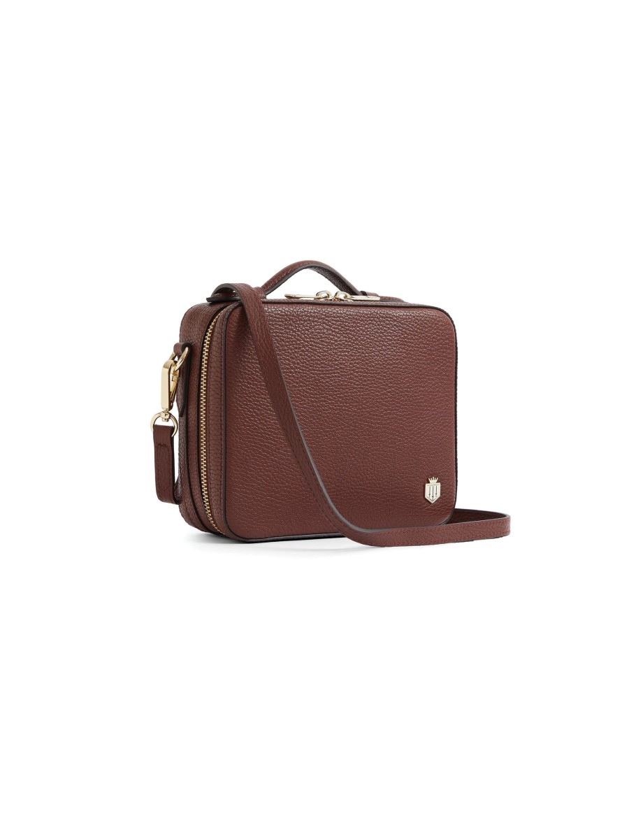 Women Fairfax & Favor Crossbody Bags | Women'S Crossbody Bag-Burgundy Leather