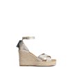 Women Fairfax & Favor Heels & Wedges | Women'S Wedge Sandal-Gold Leather